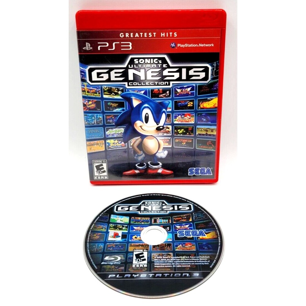SONIC'S ULTIMATE GENESIS COLLECTION GREATEST HITS VERSION PLAYSTATION 3 GAME PS3